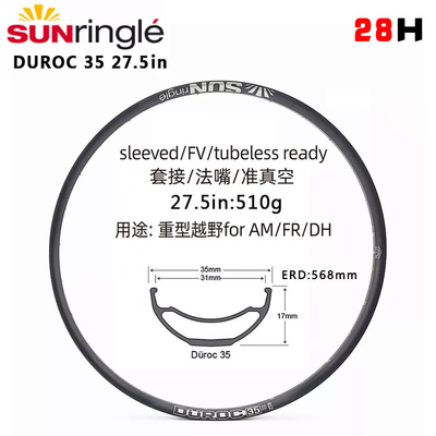 Aluminum Alloy MTB 27.5 Inch Mountain Bike Rims Tubeless For Off Road Adventures