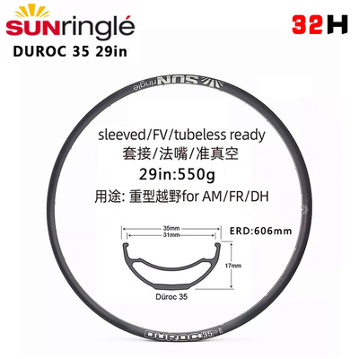 Aluminum Alloy MTB 27.5 Inch Mountain Bike Rims Tubeless For Off Road Adventures