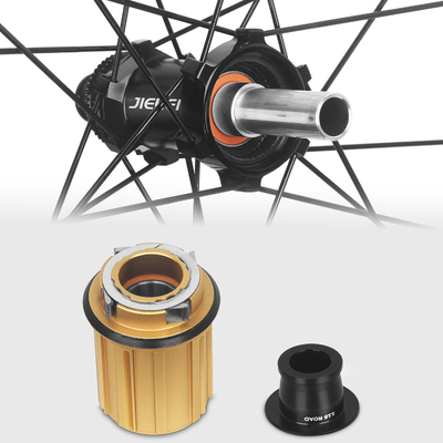 JIELEI High Quality 32mm Carbon Bicycle Wheelset 700c 24 Holes Four Claw Clincher Disc Brake Tubeless Wheel