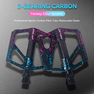 JIELEI Bicycle Pedal Aluminum Alloy Ultralight Seal 3 Bearing Road Bicycle Pedals Accessories Mountain Road Bike Bearing Pedal