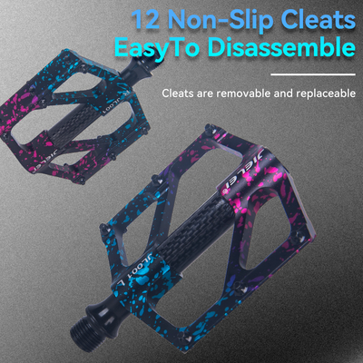 JIELEI Bicycle Pedal Aluminum Alloy Ultralight Seal 3 Bearing Road Bicycle Pedals Accessories Mountain Road Bike Bearing Pedal