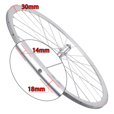  High-quality 700C Road Bicycle Wheelset Aluminum Alloy with 30mm V/C Brake Custom Logo Support Bike Wheelset