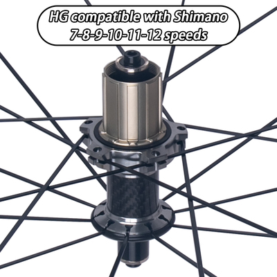 RUJIXU 700c Carbon Bike Wheels 50 25mm Width Clincher Wheel Bicycle Rim Brake Cycling Wheels Bicycle Wheelset