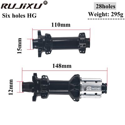 Super Light 28H Ratchet 8-12 Speed Bike Hub with 7075 Aluminum Freehub for Mountain Bikes