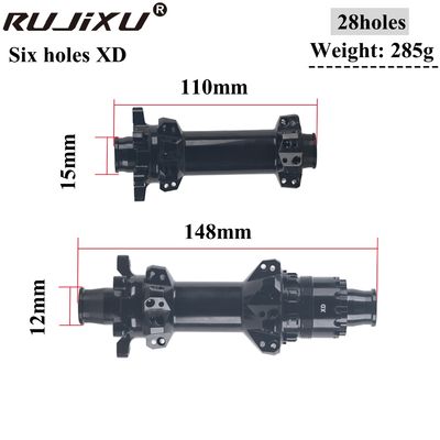 Super Light 28H Ratchet 8-12 Speed Bike Hub with 7075 Aluminum Freehub for Mountain Bikes