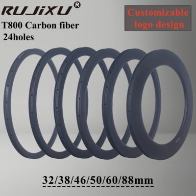 700C Carbon Fiber Road Bike Rim with T700/T800 Carbon and 32/38/46/50/60/88mm Depth for 700C*23C-32C Tires
