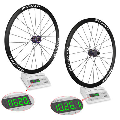 RUJIXU High Quality 700C 35mm Road Bike Wheelset Disc Brake Circular Spokes Clincher Aluminum Alloy Bicycle Wheel