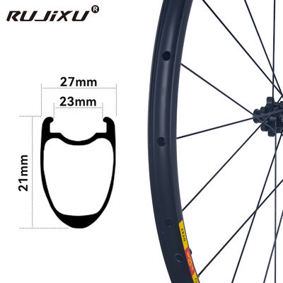 RUJIXU Mountain Bicycle 26/27.5/29inch Disc Brake WheelSet 24 Holes 6 Claw Hub Durable Aluminum Alloy Clincher/Tubular Tire