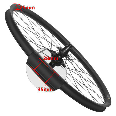 RUJIXU 27.5/29 Inch 32H Carbon Fiber Wheelset - Carbon Six-hole / Center Lock Disc Brake Bicycle Wheelset