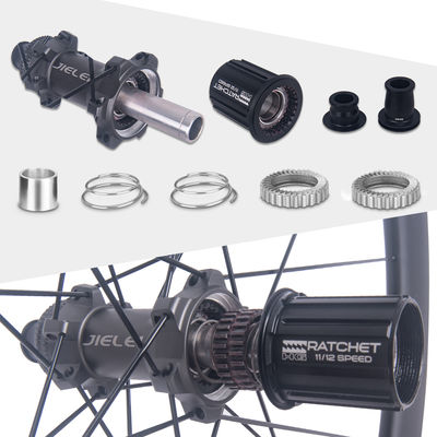 JIELEI 700c Carbon Bike Wheels with 28mm Width Clincher Rim Brake Bicycle Wheelset