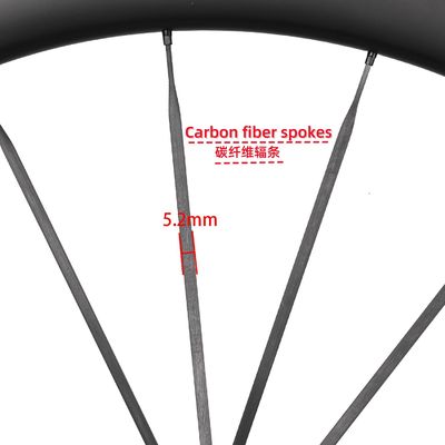 RUJIXU 700c Ultralight 38mm Carbon Bicycle Wheelset 36T Ratchet Clincher V Brake 20 Holes Tubeless Road Wheels Bicycle Wheels