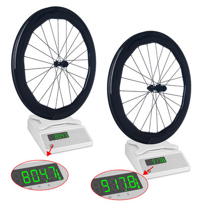 RUJIXU 700c Carbon Bicycle Wheelset 6560mm 30mm Width 24 Holes Clincher Wheels Disc Brake Road Cycling with Disc Brake System