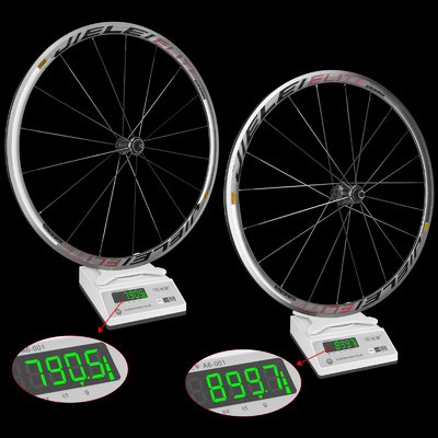 JIELEI 700C Silver Road V-Brake Wheelset 30mm Height Straight Pull Flat Spoke Carbon Fibre Tube Aluminum Alloy Bicycle Wheel