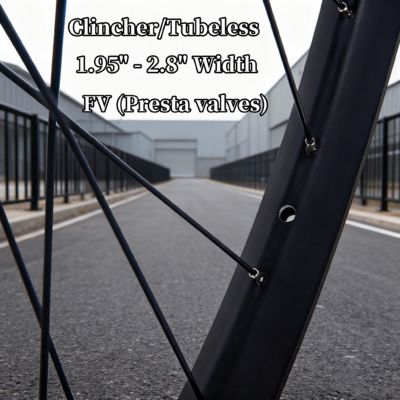 RUJIXU 26/27.5/29inch Aluminum Alloy MTB Bicycle Wheel Set J-bend 2.0mm Steel Spokes Spoke Mountain Bike Wheelset with 32 Holes