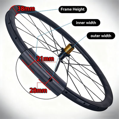 RUJIXU 700C Butterfly Pattern Carbon Fiber 38mm Clincher Wheels 5.2mm Spokes Road Bike Disc 36/54T Ratchet 120 Ring Hub Matte