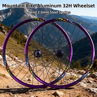 6061 Aluminum Alloy MTB Wheelset with 21mm Frame Height and 35mm Outer Width for 26/27.5/29 Inch Bikes