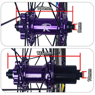 6061 Aluminum Alloy MTB Wheelset with 21mm Frame Height and 35mm Outer Width for 26/27.5/29 Inch Bikes