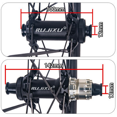 700C Carbon Fiber 4550mm 3.2mm Carbon Fiber spokes Bicycle Wheelset Lightweight  R36T Ratchet Road Bike Rims Disc Brake