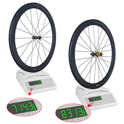 High-Profile 50mm Depth Carbon Fiber V Brake Wheelset with Customizable Decal for Road Bikes