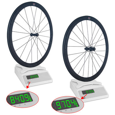 JIELEI 700C Road Bike Wheelset with 40/50mm Height Aluminum Alloy Rim Clincher Tubeless Tire and EN14781 Certified V Brake Wheelset