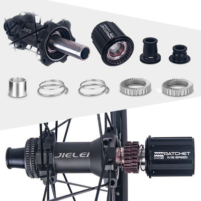 700C Road Bike Wheelset with 38mm Height Aluminum Alloy Rim and 24H Spoke Holes for HG 8-12 Speed Compatibility