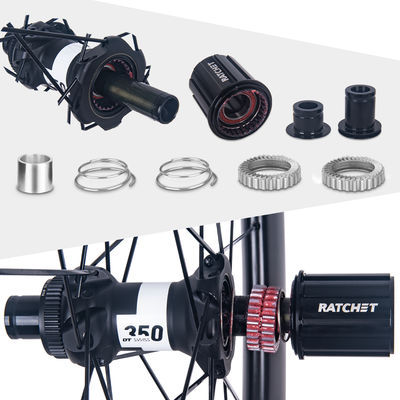 55mm Depth Carbon Fiber Road Bike Wheelset with 36T Ratchet Hub and Custom Logo MOQ 2 Pairs