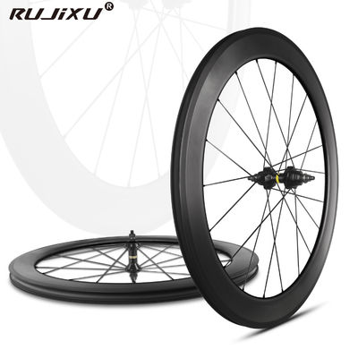 Harga yang bagus 88mm kedalaman Fixed Gear Wheelset mati Flywheel Dengan V rem Dan 20 / 20H Spoke Count on line