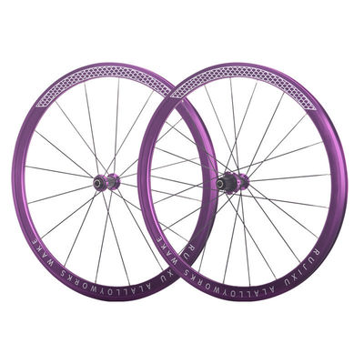 İyi fiyat Siyah Dönüşüm V Fren Çarklığı Düz Çek Spokes Road Bike Clincher Çarklığı çevrimiçi