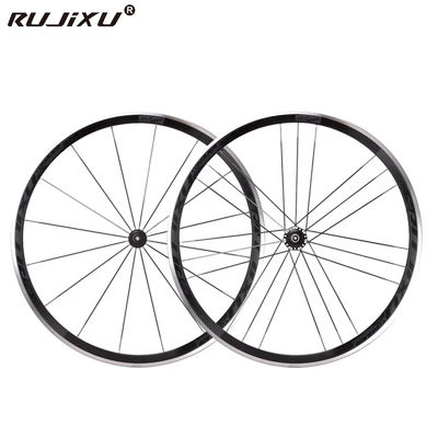 Bon prix Jeu de roues de vélo de route 700C 30mm Aluminium Finition G3 Frein V Anneau F 2/R5 Roulements Pneus Supports 8/9/10/11/12 en ligne