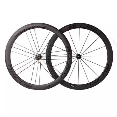 Prezzo buono Set di ruote per bici da corsa in carbonio con freno a V personalizzato Toray, 50 mm, Tubeless in linea