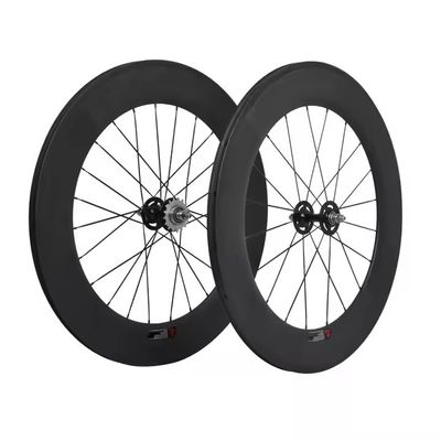 Buen precio Conjunto de ruedas de engranaje fijo 700C personalizado 88mm Profundidad 25mm Ancho Conjunto de ruedas de bicicleta de velocidad única en línea