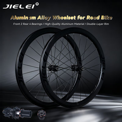 İyi fiyat 45 mm yol bisikleti tekerlek seti, 6-Pawl 3 Diş Merkezi ve 24/24H Spokes - Disk Fren Tekerlek seti çevrimiçi