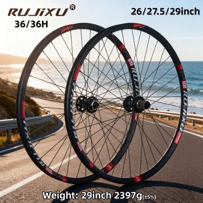 Goede prijs 6061 Aluminium legering Mountain Bike Wheeset met 6-Pawl 3-Tand Hub en 36H Spoke voor schijfrem compatibiliteit online