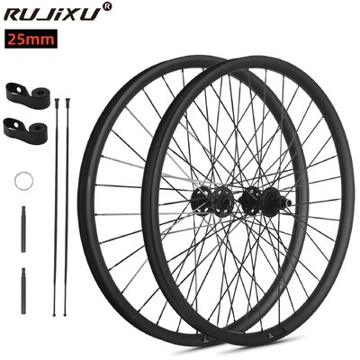 RUJIXU 27.5/29 Inch T800 Carbon Fiber MTB Wheelset with 32H Spoke and Six-hole / Center Lock Disc Brake