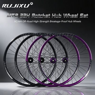 Giá tốt. 36T Ratchet Hub Aluminium hợp kim bánh xe xe đạp núi với 32H sức mạnh cao cho off-road 8-12 tốc độ trực tuyến