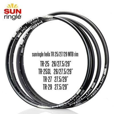 İyi fiyat Sunringle HELIX TR25 TR27 Alaşımlı Vakumlu Jant 26 27.5 29 İnç STR Tubeless Ready Sadece Disk Fren Dağ Bisikleti Jantı çevrimiçi