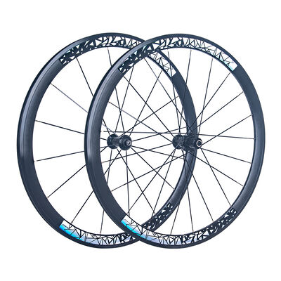 قیمت خوب RUJIXU 700C چرخ دوچرخه جاده ای با 40mm ارتفاع آینه آلیاژ آلومینیوم و کلینچر Tubeless-Ready V Brake Wheelset آنلاین