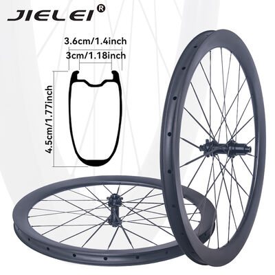 Giá tốt. Bộ bánh xe nan hoa carbon siêu nhẹ 1225g dành cho xe đạp leo núi 29er với độ rộng trong 30mm và phanh đĩa tương thích không săm trực tuyến